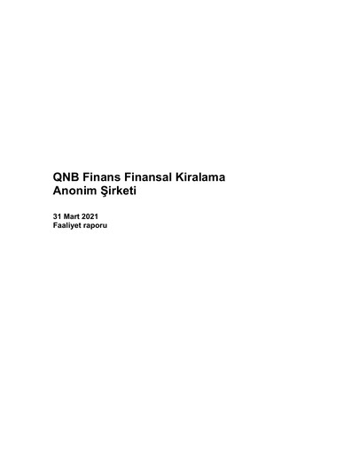 Thumbnail QNB Finans Finansal Kiralama (QNB Finansleasing) Quarterly Report 2021-q1