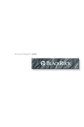 Thumbnail BlackRock Annual Report 2000