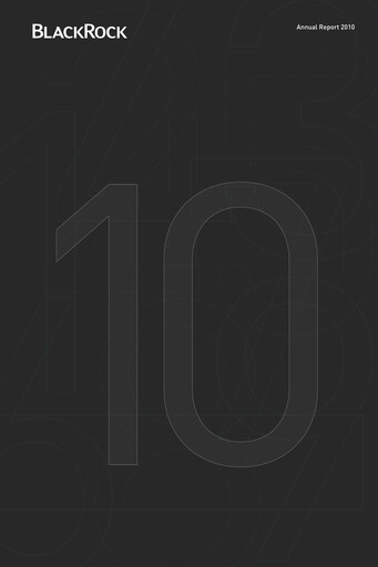Thumbnail BlackRock Annual Report 2010