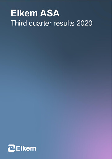 Thumbnail Elkem Quarterly Report 2020-q3