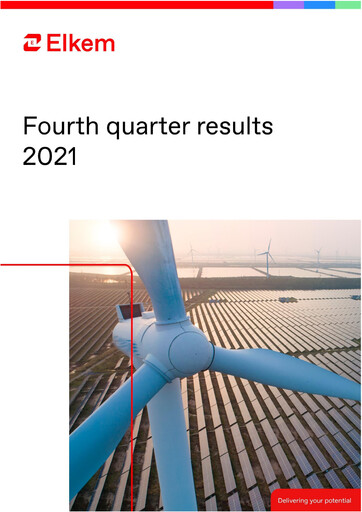 Thumbnail Elkem Quarterly Report 2021-q4