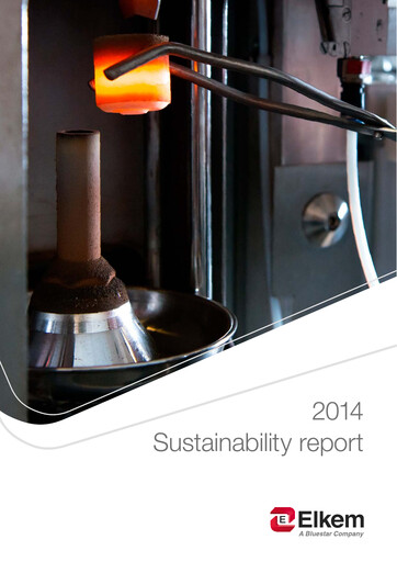 Thumbnail Elkem Sustainability Report 2014