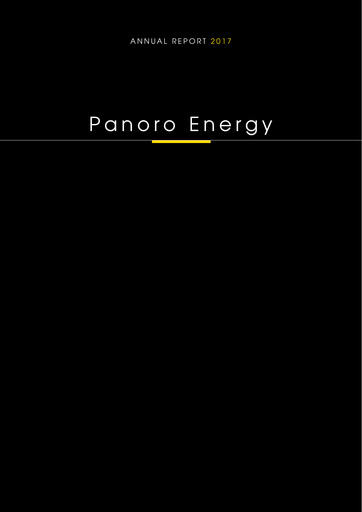 Thumbnail Panoro Energy ASA Annual Report 2017