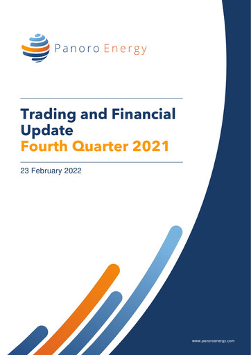 Thumbnail Panoro Energy ASA Quarterly Report 2021-q4