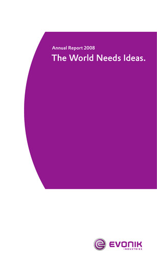 Thumbnail Evonik Industries Annual Report 2008