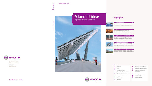 Thumbnail Evonik Industries Annual Report 2009