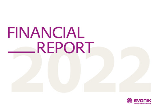 Thumbnail Evonik Industries Financial Report 2022