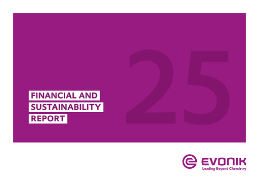 Thumbnail Evonik Industries Financial Report 2025