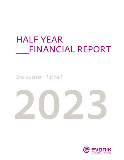 Thumbnail Evonik Industries Half-year Report 2023-h1