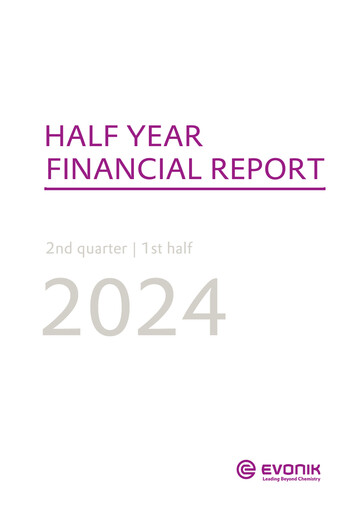 Thumbnail Evonik Industries Half-year Report 2024-h1