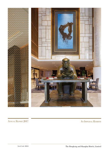 Thumbnail Hongkong and Shanghai Hotels Annual Report 2017