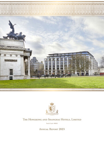 Thumbnail Hongkong and Shanghai Hotels Annual Report 2023