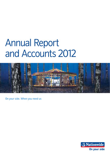 Thumbnail Nationwide Building Society Annual Report 2012