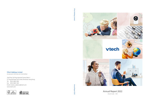 Thumbnail Vtech Annual Report 2022