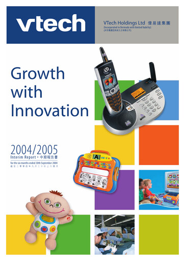 Thumbnail Vtech Half-year Report 2005-h1