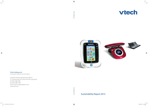 Miniature Vtech Rapport de durabilité 2013