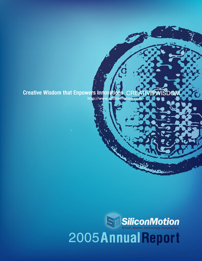 Thumbnail Silicon Motion
 Annual Report 2005