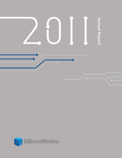 Thumbnail Silicon Motion
 Annual Report 2011
