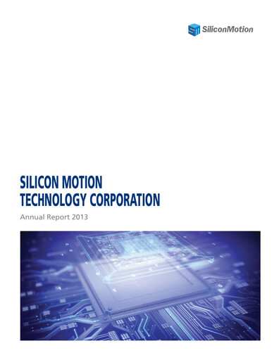 Thumbnail Silicon Motion
 Annual Report 2013