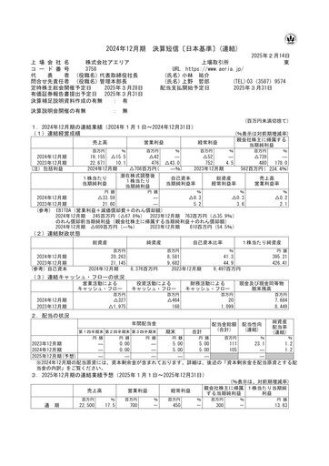 Thumbnail Aeria Financial Report fy2024