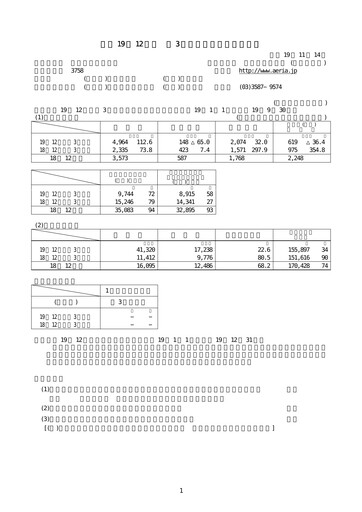 Thumbnail Aeria Quarterly Report fy2007-q3