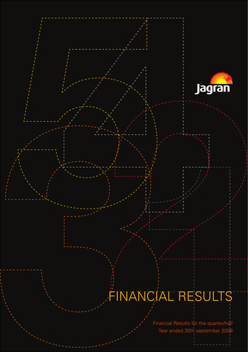Thumbnail Jagran Prakashan Quarterly Report 2008-q2