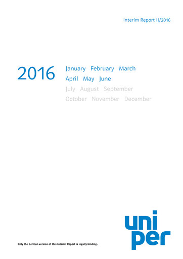 Thumbnail Uniper Half-year Report 2016-h1