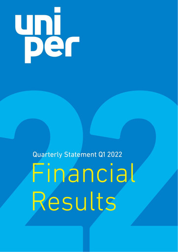 Thumbnail Uniper Quarterly Report 2022-q1