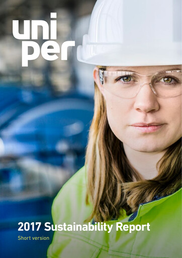 Thumbnail Uniper Sustainability Report 2017
