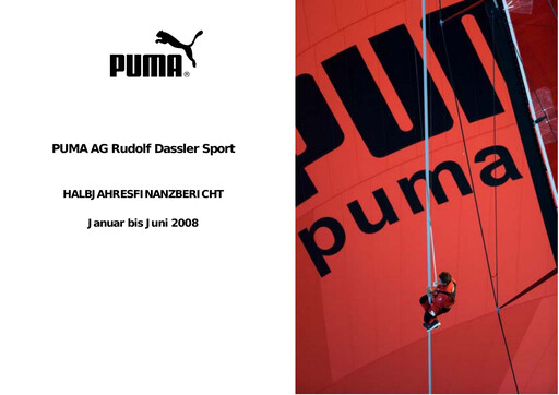Thumbnail PUMA Half-year Report 2008-h1