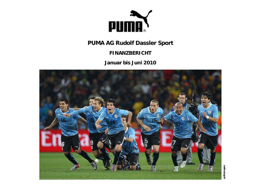 Thumbnail PUMA Half-year Report 2010-h1