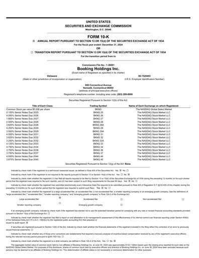 Thumbnail Booking Holdings (Booking.com) Annual Report 2024