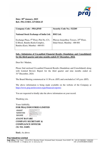 Thumbnail Praj Industries
 Quarterly Report 2024-q3