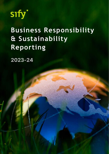 Thumbnail Sify Technologies 
 ESG Report 2023-2024