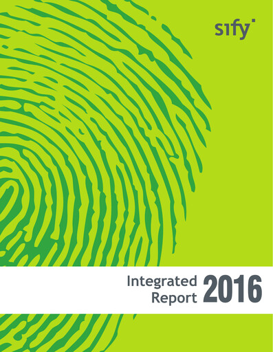 Thumbnail Sify Technologies 
 Integrated Report 2015-2016