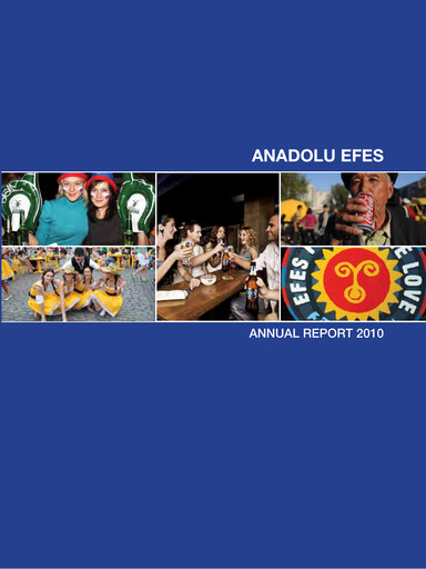 Thumbnail Efes Beverage Group
 Annual Report 2010