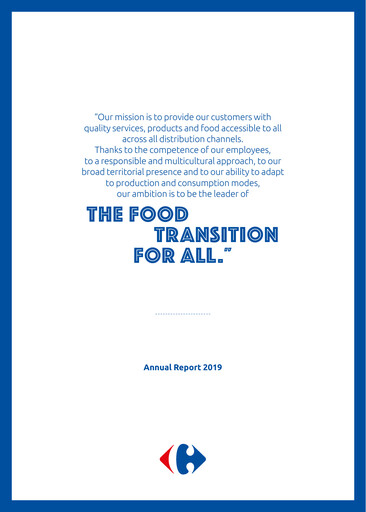 Thumbnail Carrefour Annual Report 2019