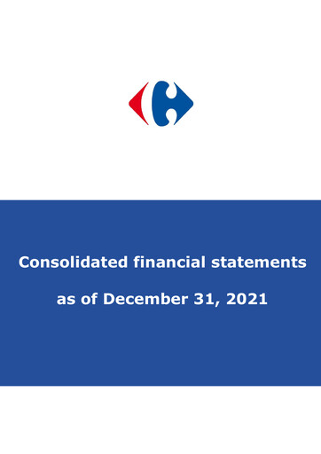 Thumbnail Carrefour Financial Statement 2021