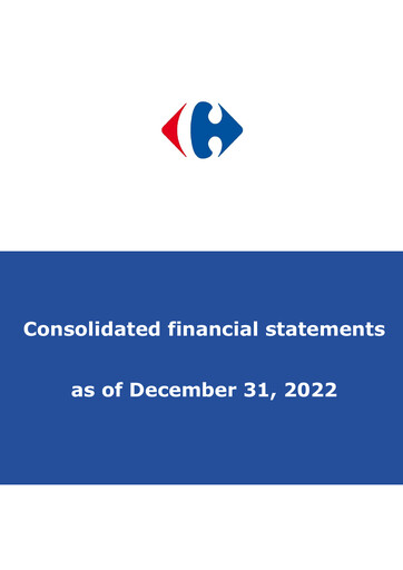 Thumbnail Carrefour Financial Statement 2022