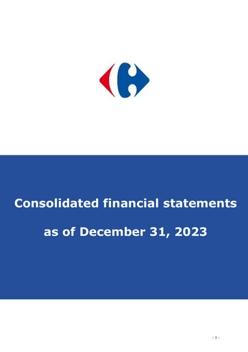 Thumbnail Carrefour Financial Statement 2023