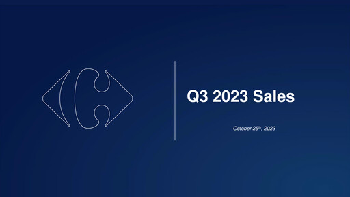 Thumbnail Carrefour Quarterly Report 2023-q3