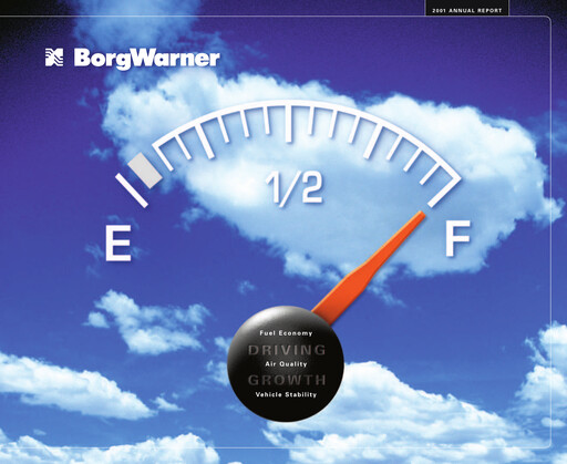 Thumbnail BorgWarner Annual Report 2001