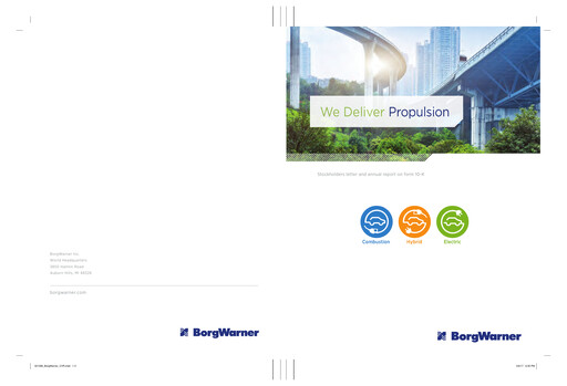 Thumbnail BorgWarner Annual Report 2016