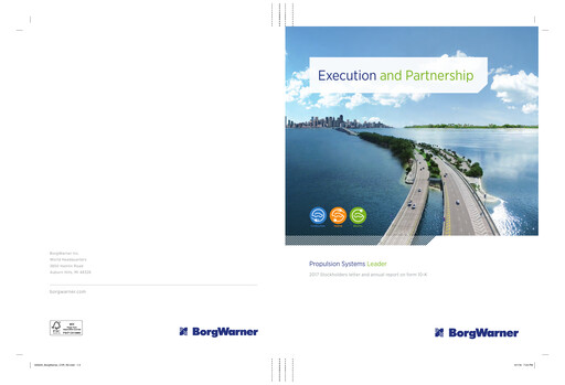 Thumbnail BorgWarner Annual Report 2017