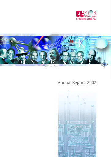 Thumbnail Elmos Semiconductor Annual Report 2002