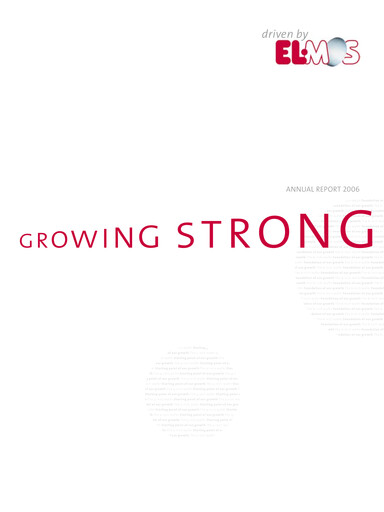 Thumbnail Elmos Semiconductor Annual Report 2006