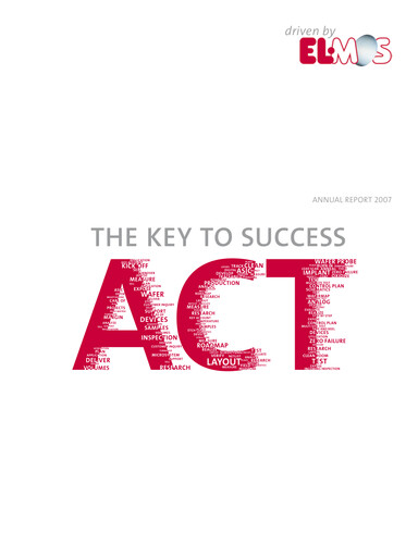 Thumbnail Elmos Semiconductor Annual Report 2007