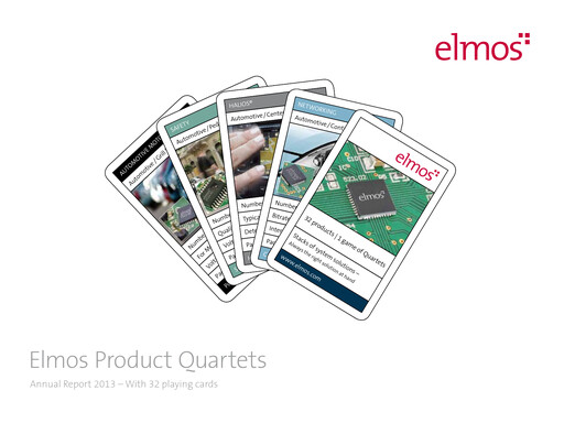Thumbnail Elmos Semiconductor Annual Report 2013