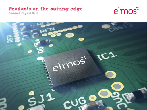 Thumbnail Elmos Semiconductor Annual Report 2015
