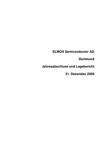 Thumbnail Elmos Semiconductor Financial Statement 2009
